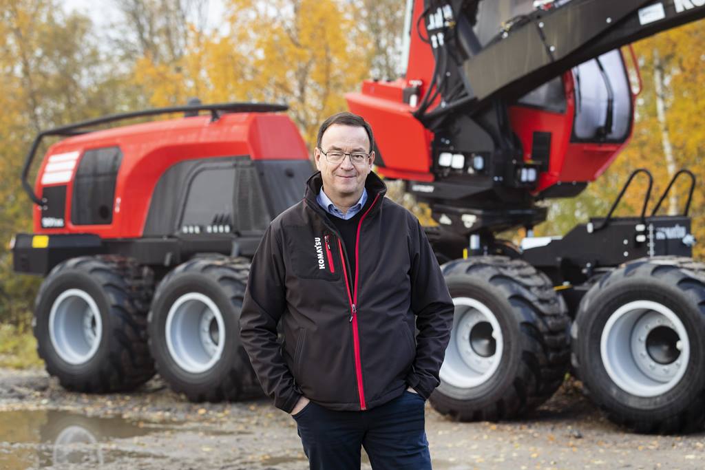 Bernd Rauser, nouveau responsable après-vente mondial Komatsu Forest