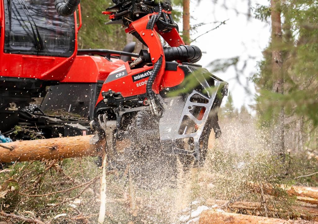 Komatsu C93 harvesting head